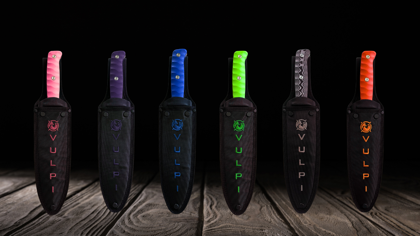 Coloured Pigging Knife Hunting Knife