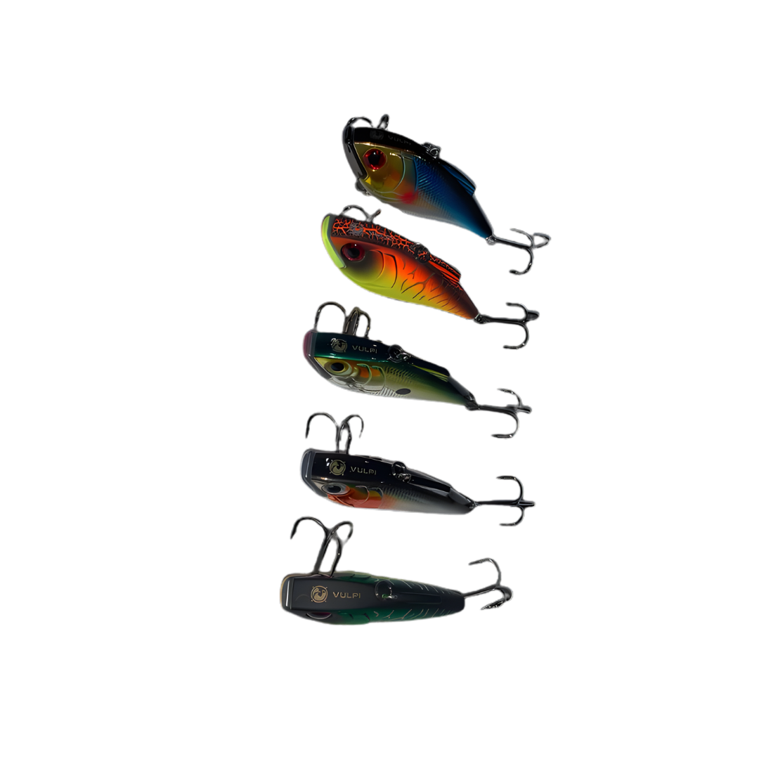 Vulpi V-70V fishing lure in multiple colour options for river and estuary fishing.